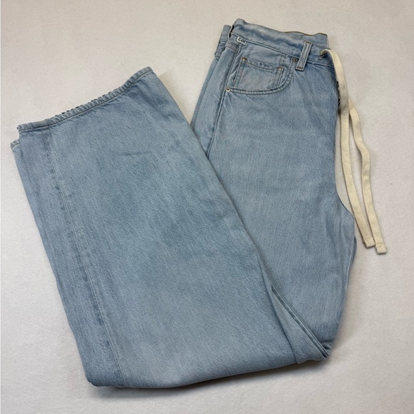 Citizens of Humanity
 Brynn Drawstring Trouser Jeans in Blue Lace - Picture 11 of 12